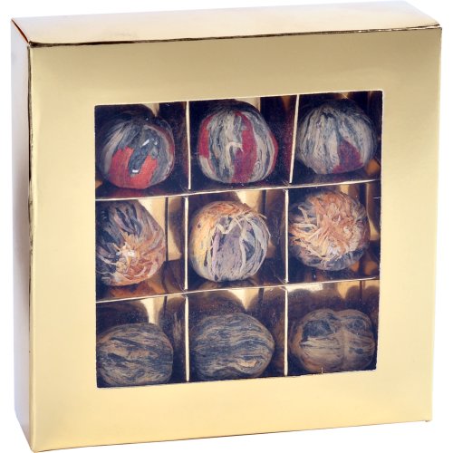 Virágzó csokoládédoboz - arany. / db.